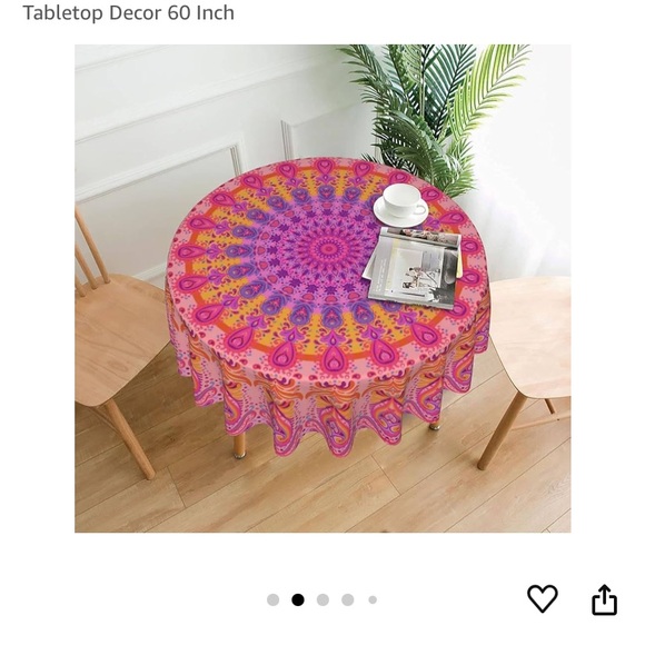 Freehotu round tablecloth - Picture 4 of 11